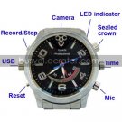 Motion-Activated Waterproof Spy Watch Cameras with Stainless Steel Casing Hidden Camera