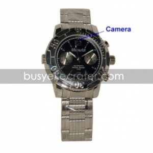 4GB to 8GB Flash Memory DVR Spy Camera Wristwatch  Hidden Camera (TRA381)