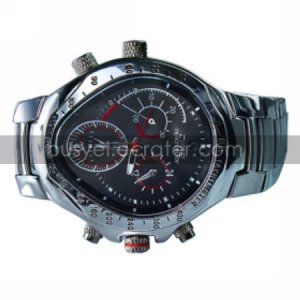 4GB Waterproof Sport Watch + HD Hidden Camera + Stainless Steel Casing