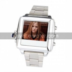 8GB 1.5Inch MP4 Player Video Spy Watch Camera Camcorder Silver(HMM032A)