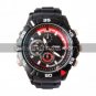 720P HD 4G Waterproof Spy Watch Camera DVR with Voice Recorder Rubberized StrapHidden Camera