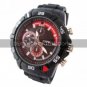 720P HD 4G Waterproof Spy Watch Camera DVR with Voice Recorder Rubberized StrapHidden Camera