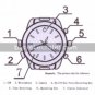 720P HD 1280x720 Waterproof Sport Watch DVR with 4G Memory, Stainless Steel Casing, Hidden Camera