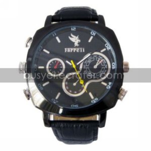 11080P HD Waterproof Spy Watch Camera DVR with 4G Memory, Stainless Steel CasingHidden Camera