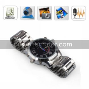 HD 4GB Spy Watch Cameras with Motion Detection Voice Recording Function Hidden Camera