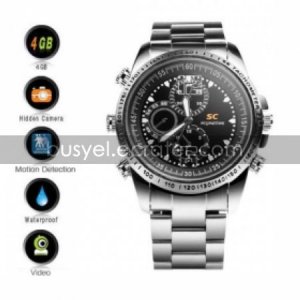 Secret Agent Wristwatch with Camera + Motion Detector