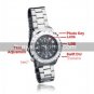 Stainless Steel Water Resistant Wrist Watch Camera DVR Camcorder Supporting up to 16G TF Card
