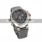 Stainless Steel Wristwatch with Hidden HD Camera