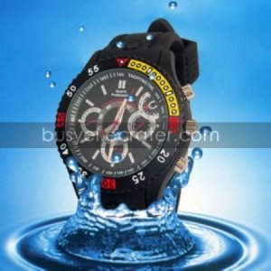 Waterproof Sport Watch with Hidden HD Camera (4GB)
