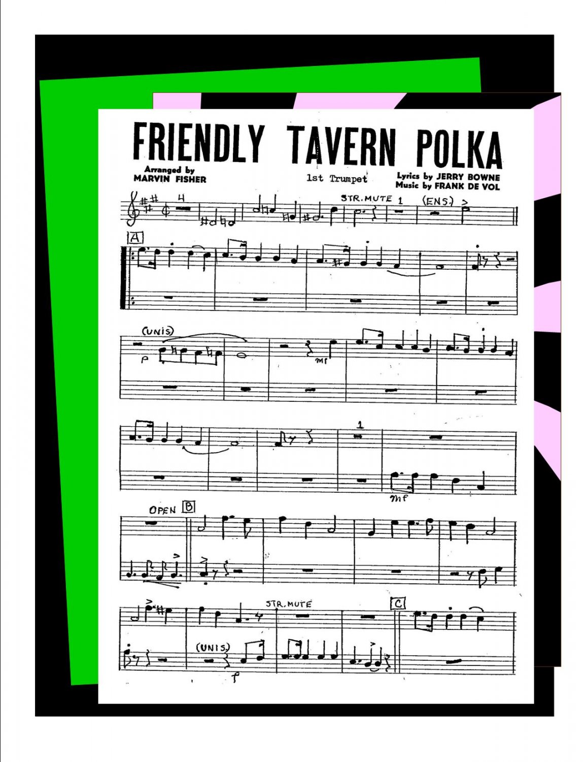 Friendly Tavern Polka - Big Band Arrangement