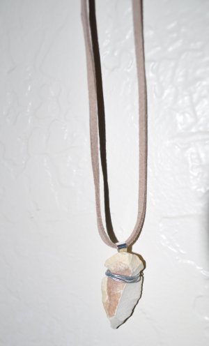Nude Arrowhead Necklace
