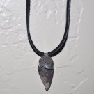 Gray Arrowhead Necklace