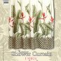 Hawaiian Tropical Fabric Shower Curtain (Heliconia)