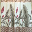 Hawaiian Tropical Fabric Shower Curtain (Ginger Flower)