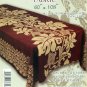 Hawaiian Tropical Fabric Tablecloth 60-inch By 108-inch (Honu Turtle and Monstera, Brown color)