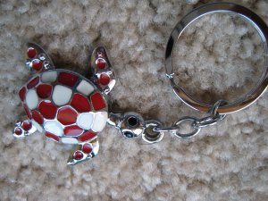 Lucky turtle keycahin (Red)