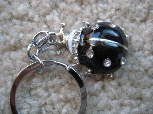 Lucky ladybug keycahin (Dark)
