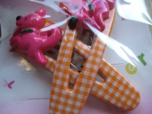 Pony hair clips F