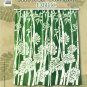 Hawaiian Tropical Fabric Shower Curtain (Sage Bamboo)