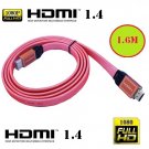 1.4 v Gold 5 ft HDMI Cable 1080p Xbox Wii Wire HDTV PS3