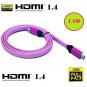 1.4 v Gold 5 ft HDMI Cable 1080p Xbox Wii Wire HDTV PS3