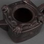 Chinese brown earthenware miniature teapot