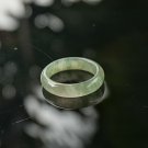 100% Real Natural Untreated Translucent Light Green Jadeite Jade Thin Ring 7 100% Real Natural Untreated Translucent Light Green Jadeite Jade Thin Ring 7