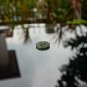 100% Real Natural Untreated Translucent Light Green Jadeite Jade Thin Ring 7