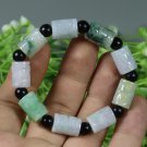Certified Green 100% Natural A Jade Jadeite Moire Bangle Bracelet 8025C Certified Green 100% Natural A Jade Jadeite Moire Bangle Bracelet 8025C