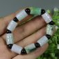 Certified Green 100% Natural A Jade Jadeite Moire Bangle Bracelet 8025C