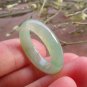 Certified Icy Green 100% Natural A JADE Jadeite Circle RING USA 7 戒指
