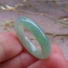 Certified Icy Green 100% Natural A JADE Jadeite Circle RING USA 6.25 戒指 Certified Icy Green 100% Natural A JADE Jadeite Circle RING USA 6.25 戒指