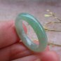 Certified Icy Green 100% Natural A JADE Jadeite Circle RING USA 6.25 戒指