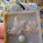Certified Yellow Natural A Jade jadeite pendant Dragon Butterfly Orchid Flower