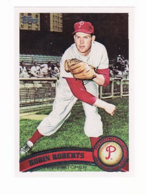 + 2011 Topps Legend Variation SP Robin Roberts #460
