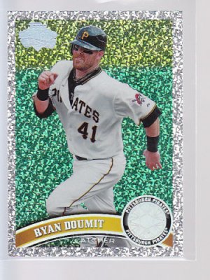#456 Ryan Doumit = 2011 Topps Series 2 Diamond Parallel