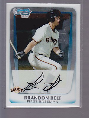 2011 Bowman Chrome Prospects #BCP93 Brandon Belt