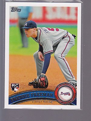 #145 FREDDIE FREEMAN = 2011 Topps CARD