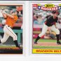 2 rookie cards = 2011 Topps Lineage #162 & #11 BRANDON BELT RC