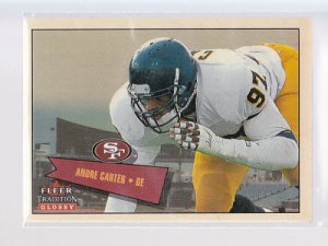 2001 Tradition Glossy ANDRE CARTER Rc  serial numbered to 2001  (stk#32)