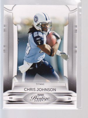 2009 Playoff Prestige CHRIS JOHNSON  (stk#ft25)
