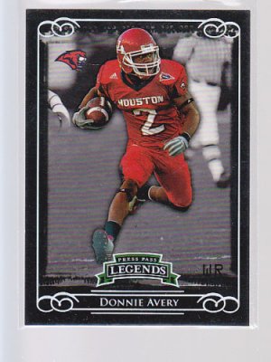 Press Pass DONNIE AVERY serial numbered to 499        (stk#27)