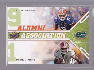 2009 UD Draft PERCY HARVIN / LOUIS MURPHY  NUMBERED TO 350 (stkft46)