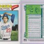 2011 60 YEARS OF Topps DON SUTTON oringinal back.  Tough insert