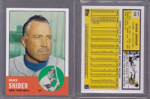 2011 Topps 2 ORIGINAL BACK REPRINT Duke Snider METS