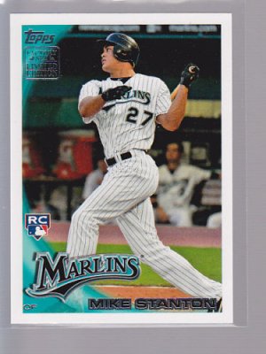 MIKE STANTON 2010 TOPPS "Limited Edition"  RC6 = tough to get in singles