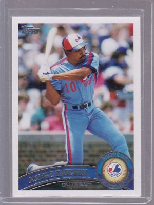 ANDRE DAWSON  #375 B 2011 Topps LEGENDS variation SP