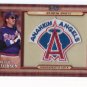 + Reggie Jackson 2011 Topps Commemorative Patch + PLUS + ANGELS TEAM SET!