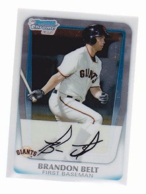 2011 Bowman Chrome Prospect RC Brandon Belt #BCP93