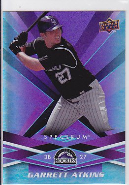 2009 Upper Deck Spectrum   GARRETT ATKINS   #34 *stk0195
